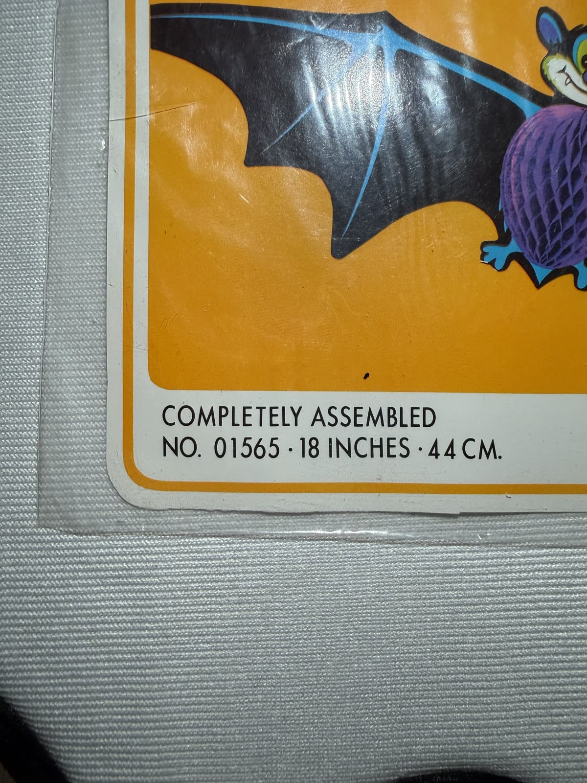 Vintage Beistle Flying Bats — Set of 2 — measurements