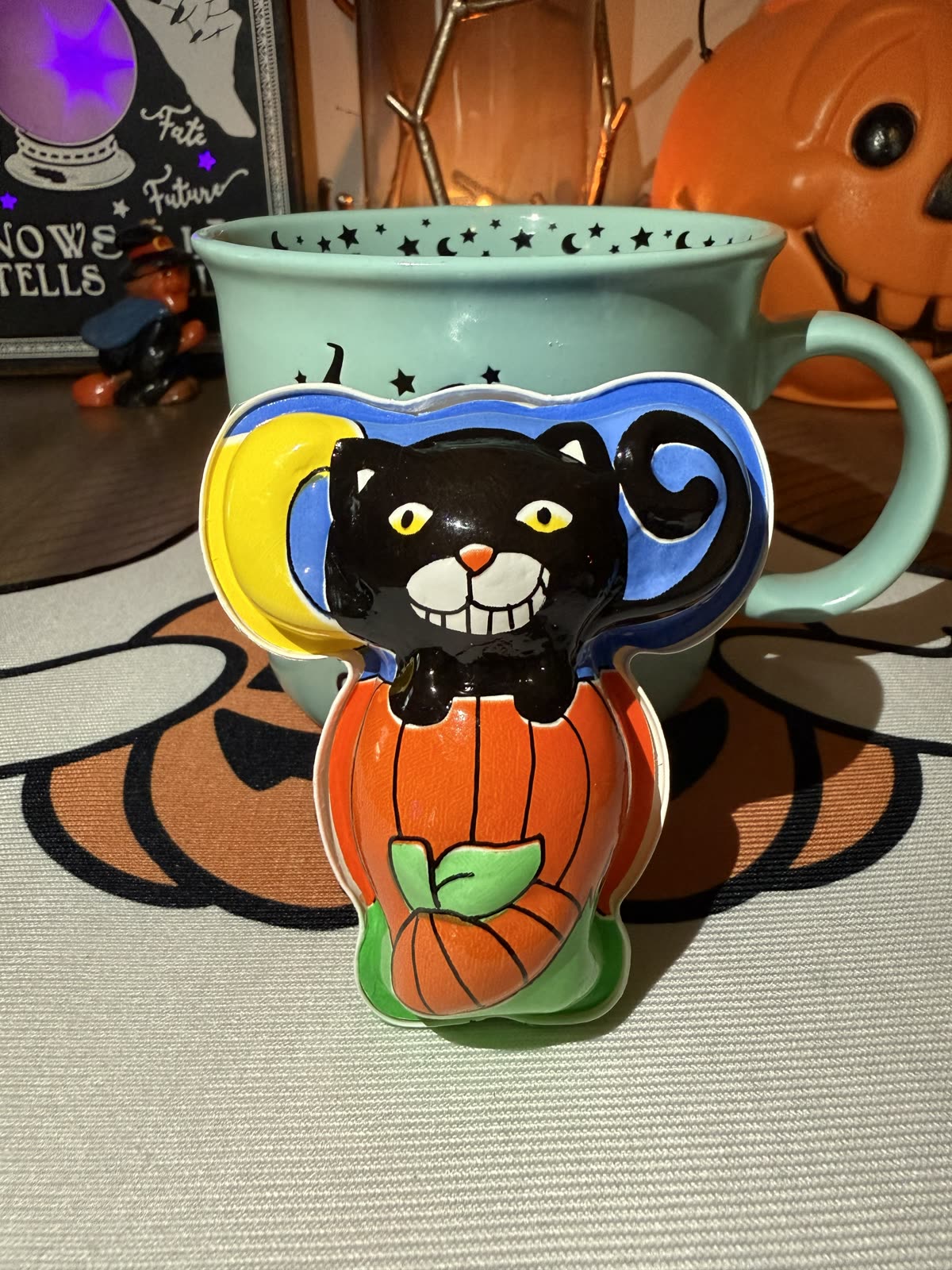 Halloween Candy Containers — Lot of 4 — cat