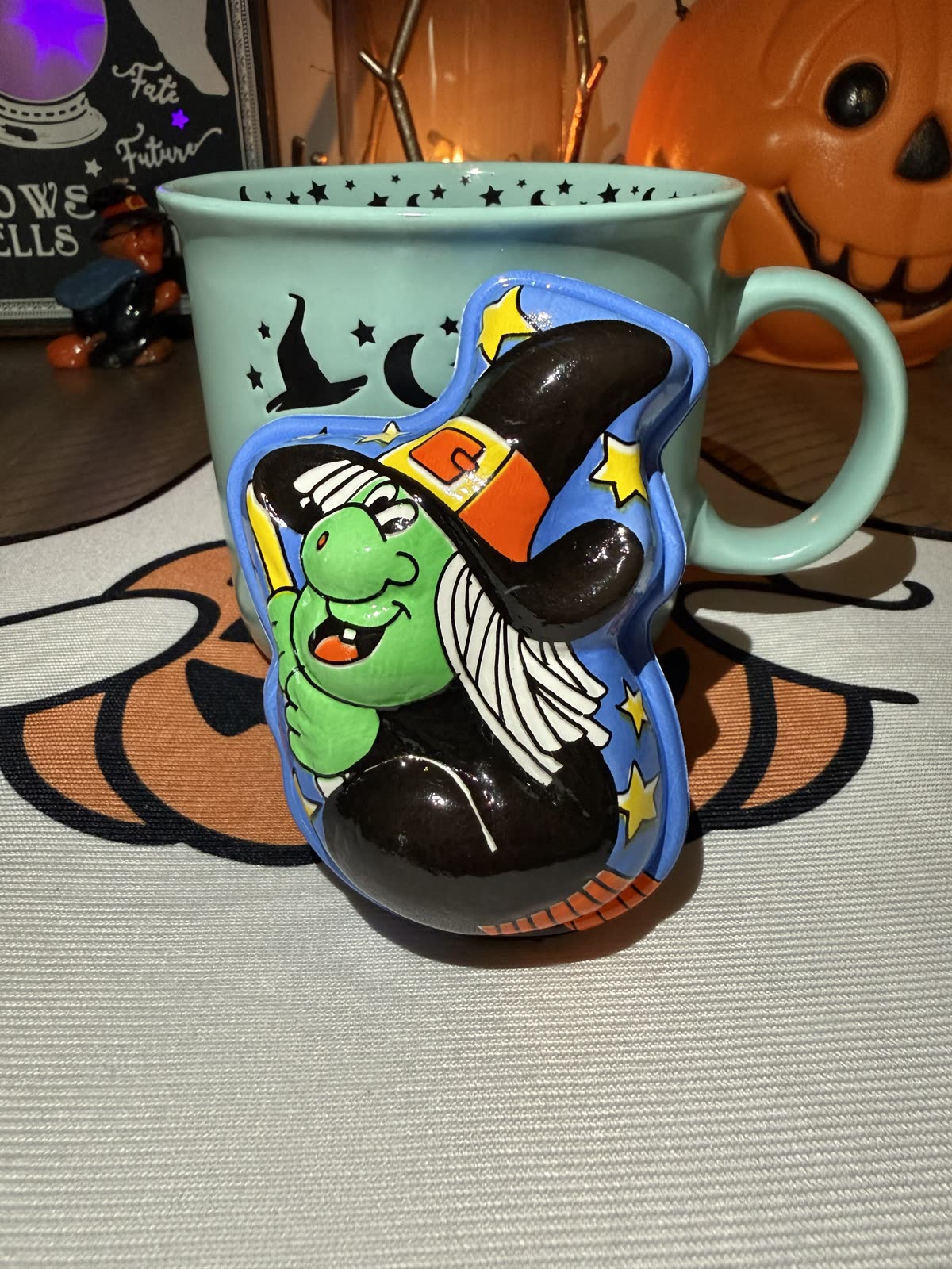 Halloween Candy Containers — Lot of 4 — witch