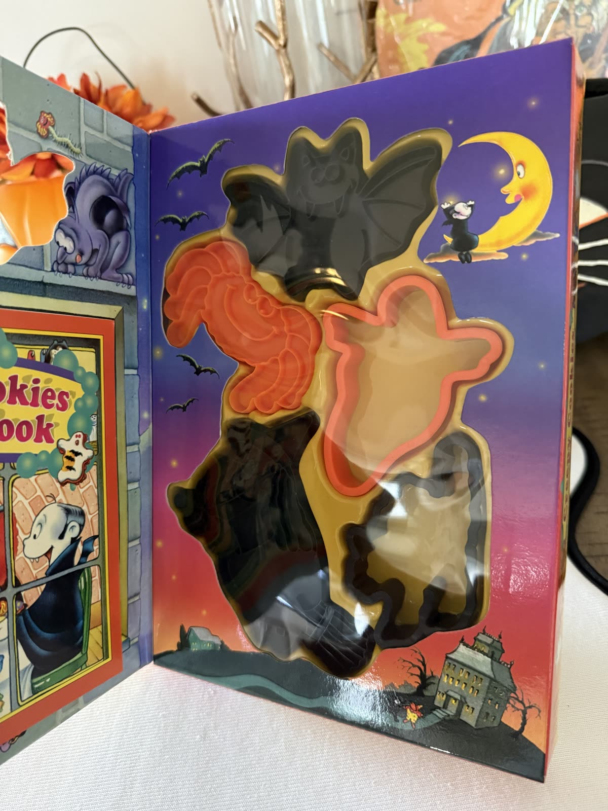 Reader's Digest Creepy Cookies Recipe Book & Cookie Cutter Set — cookie cutters