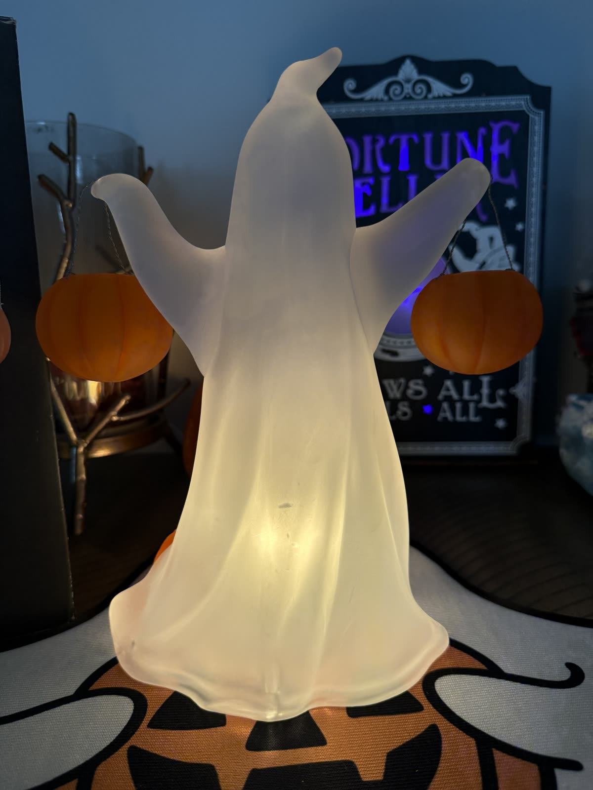Acrylic Ghost Light by JCPenney — back