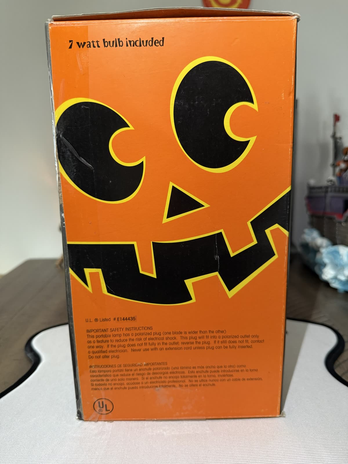 Acrylic Ghost Light by JCPenney — side
