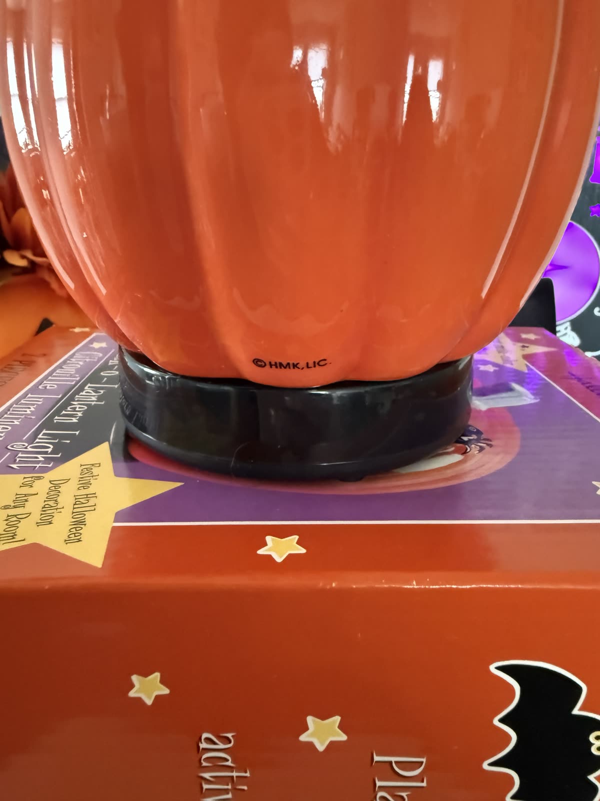 Hallmark Jack-o'-Lantern Light — copyright