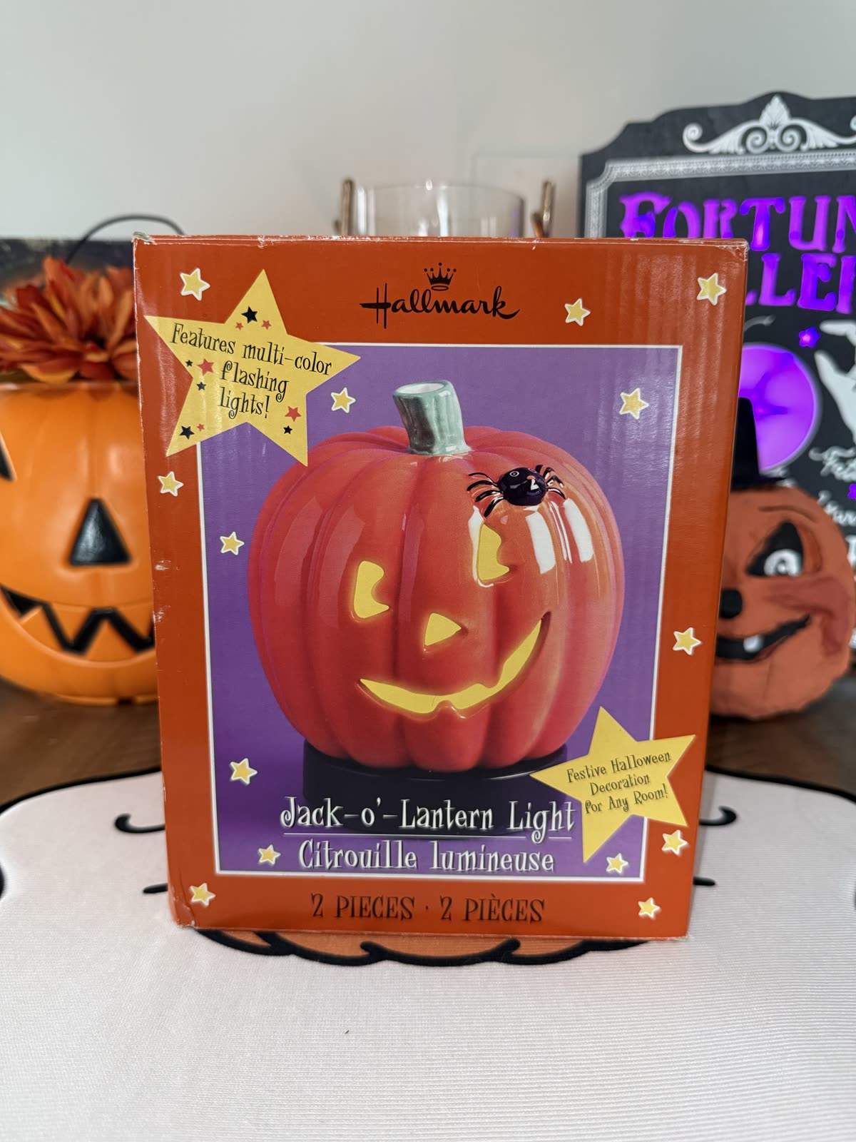 Hallmark Jack-o'-Lantern Light — front