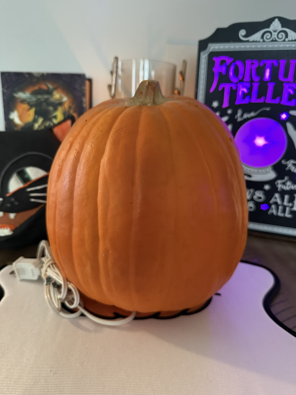 1993 Trendmasters Light-Up Foam Jack-O'-Lantern — back