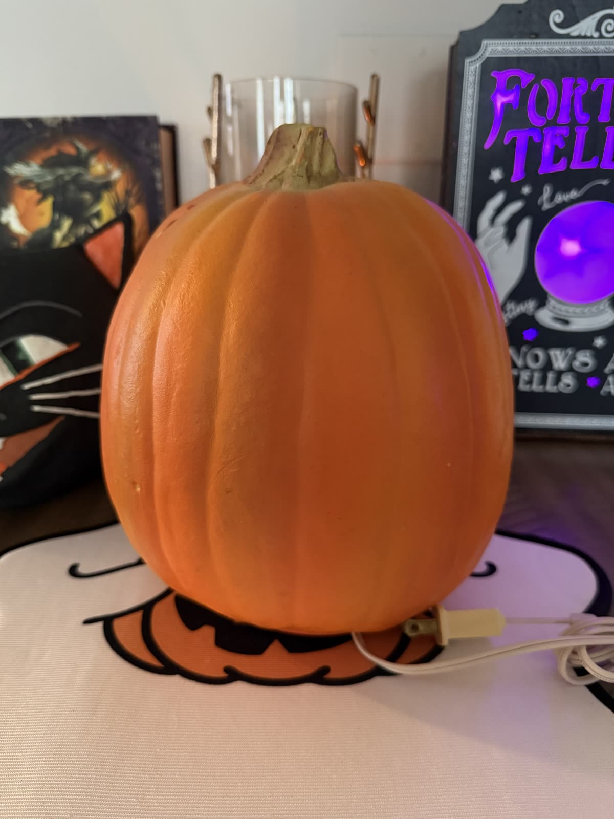 1995 Trendmasters Light-Up Foam Jack-O'-Lantern — back