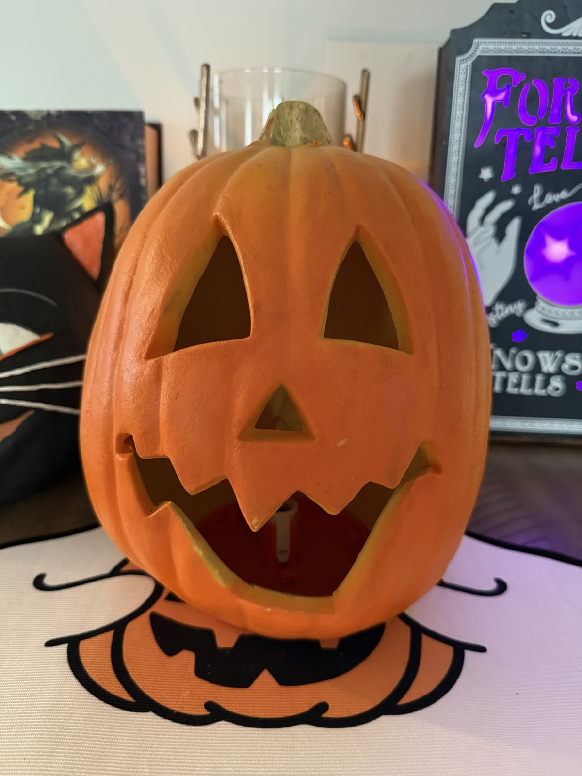 1995 Trendmasters Light-Up Foam Jack-O'-Lantern