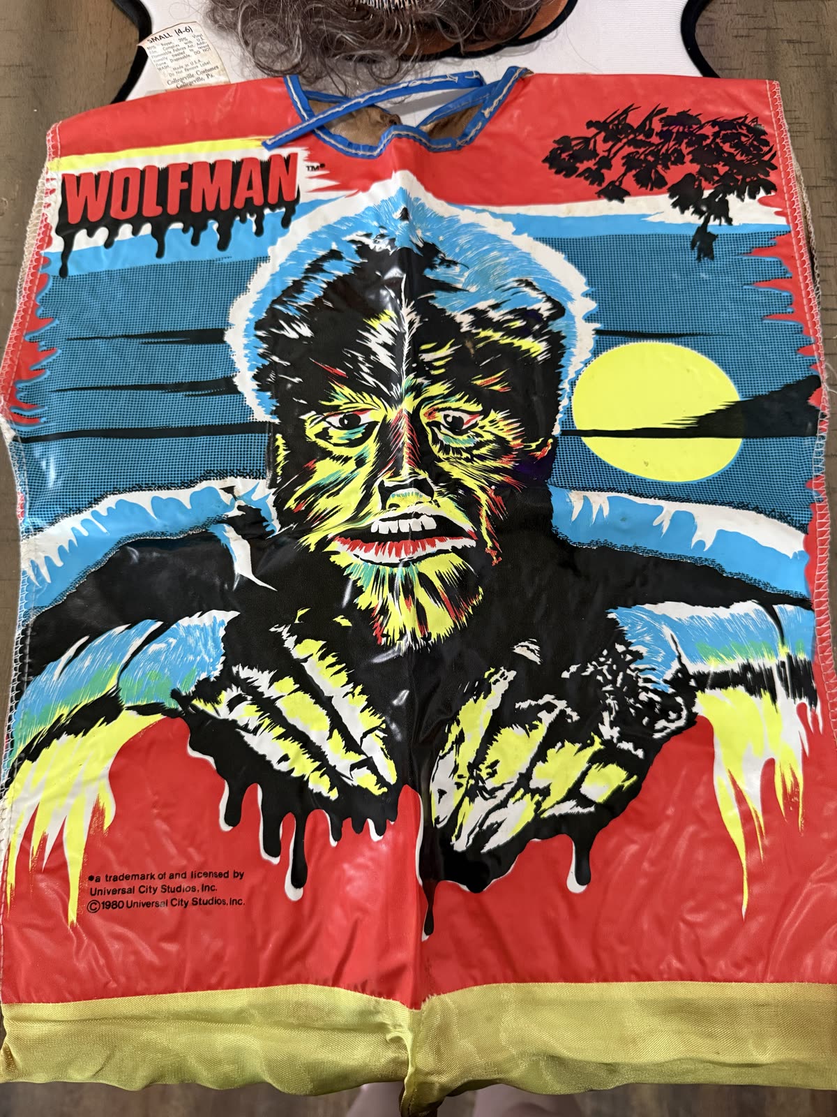 Collegeville Universal Monsters Wolfman Costume with Mask — costume top