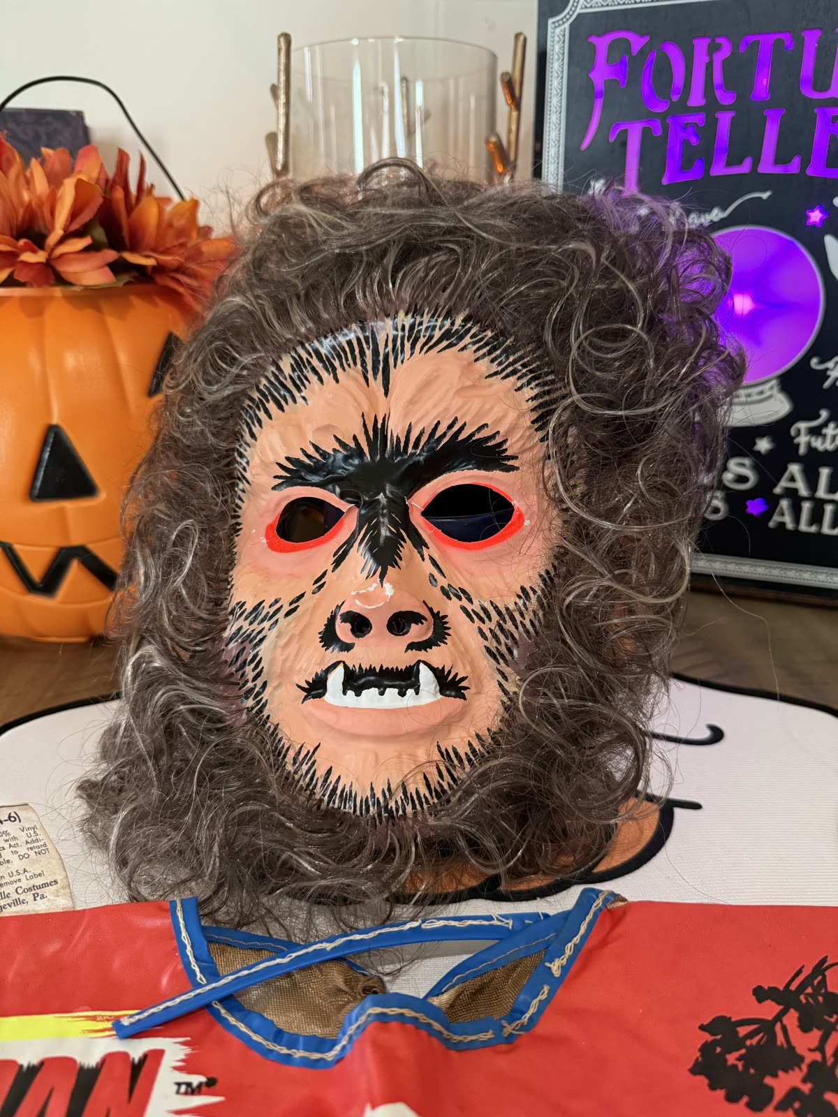 Collegeville Universal Monsters Wolfman Costume with Mask — mask